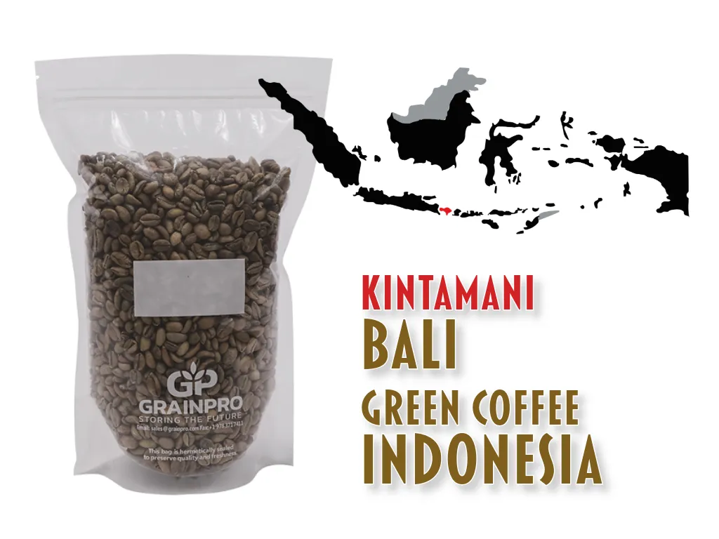 [COGR-BAKI-G1ASW-1kg] DEWATA, Green Coffee Indonesia BALI, DA'GABO, Grade 1 Arabica, Semi Washed, 1kg