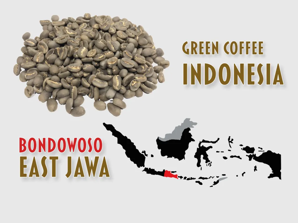[COGR-EJB-G1AFW-70kg] IKI WAE, Green Coffee Indonesia EAST-JAWA, DA'GABO, Grade 1 Arabica, Washed, 70kg