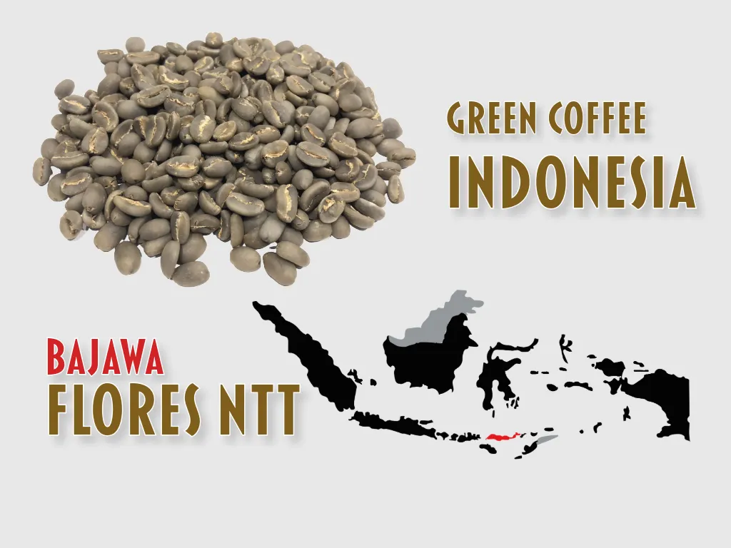 NGOWAMAWO, Green Coffee Indonesia FLORES BAJAWA, DA'GABO, Grade 1 Arabica, Semi Washed, 70kg