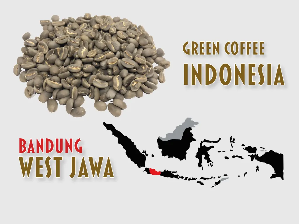 SUNDA AENA, Green Coffee Indonesia WEST-JAWA , DA'GABO, Specialty Arabica, Natural Aerobic, 70kg
