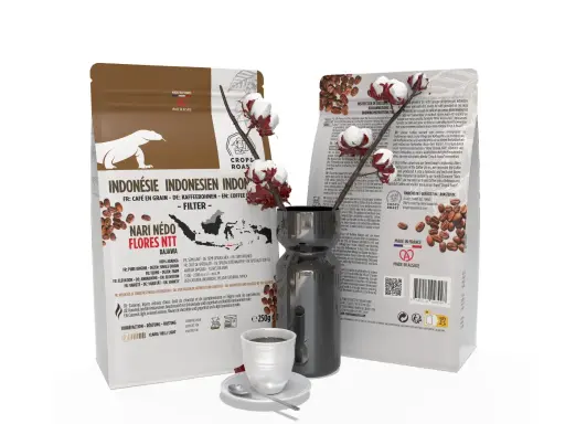 NARI NÉDO, Specialty Filter Coffee Bean, CROP & ROAST, Flores Bajawa Indonesia, Semi Washed